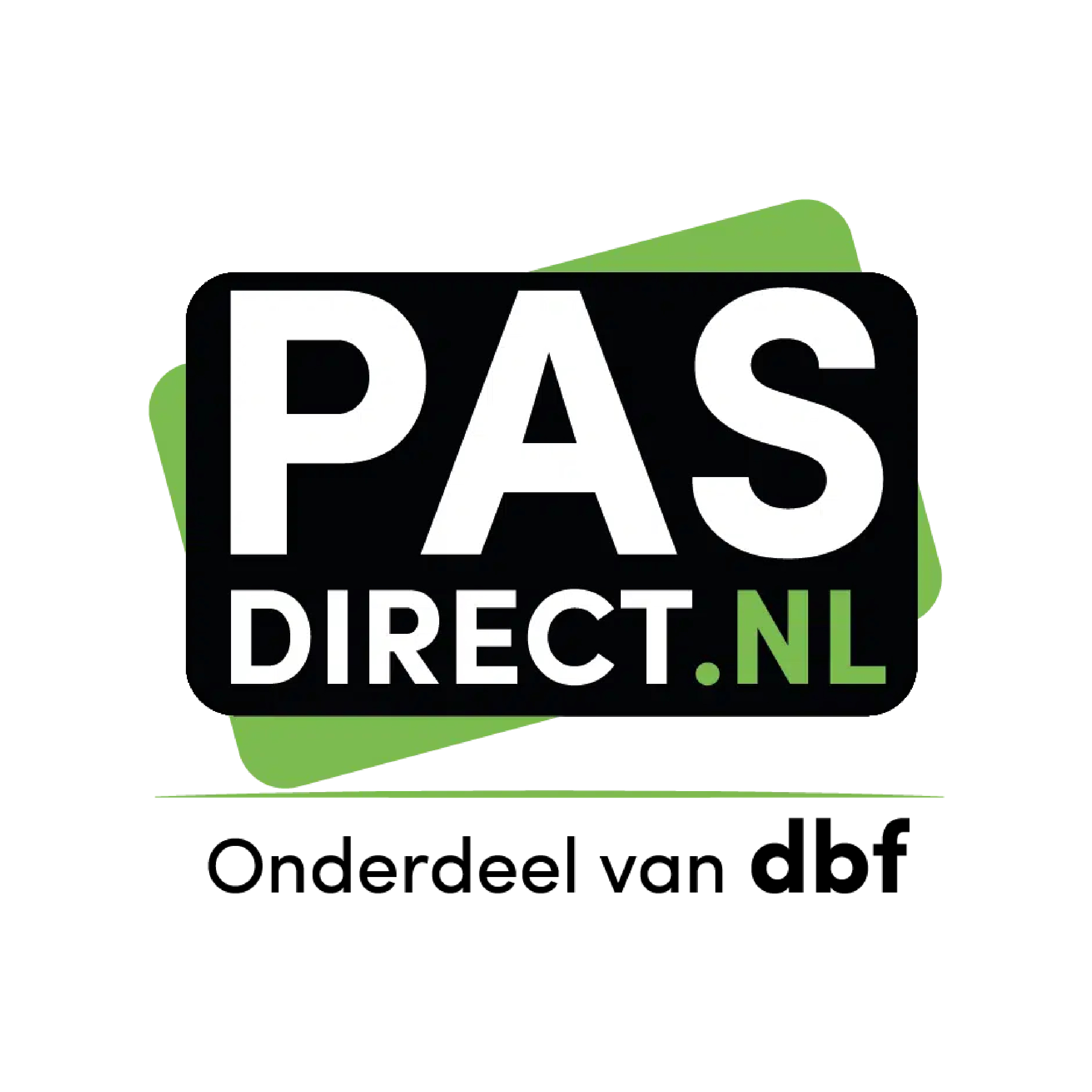 BURO210 Fullservice Marketingbureau Logo van Pasdirect.nl, onderdeel van DBF. Diensten aangeboden door Luc Zonneberg, dé specialist voor al uw pasfoto's en documenten.